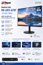 MÀN HÌNH DAHUA DHI-LM22-A210Y – 22” FHD 120Hz