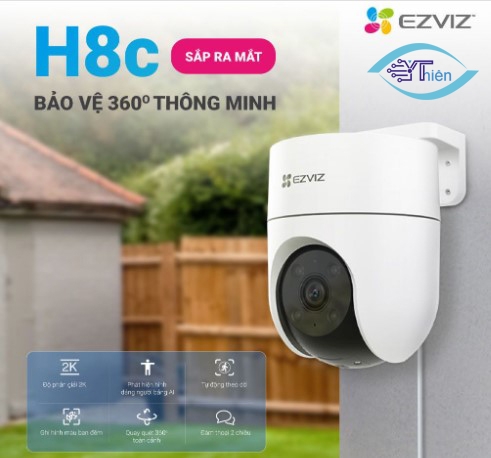 Camera WIFI EZVIZ CS-H8C (4MP,4mm)