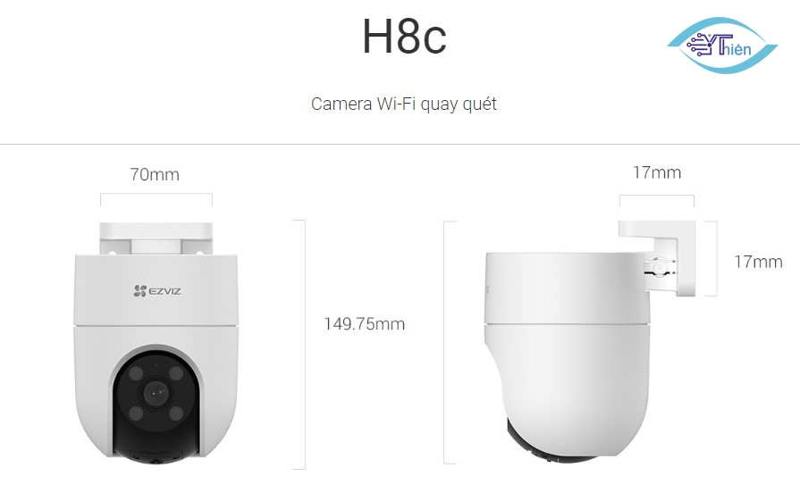 CAMERA WIFI EZVIZ H8C 2M(1080)